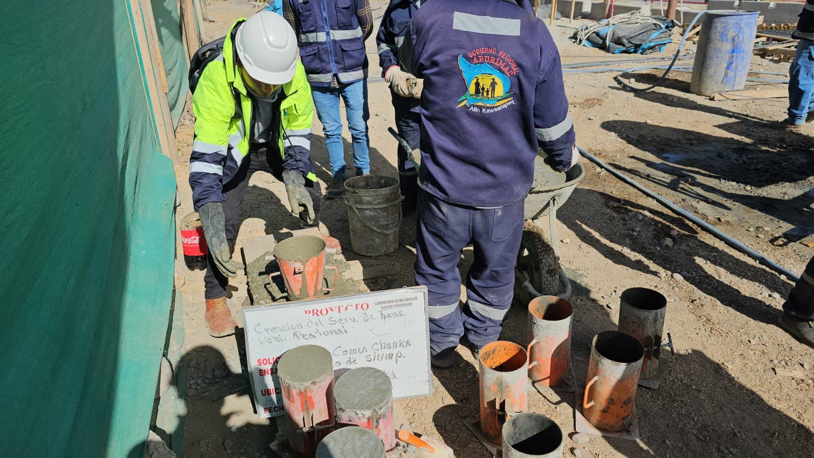 Diseño de Mezcla y Rotura de Probetas